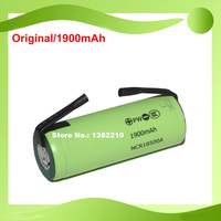 2PCS/LOT New Version Original 3.6V 18500 NCR18500A 1900mAh Rechargeable Battery with Tabs For Canon DSLR Battery