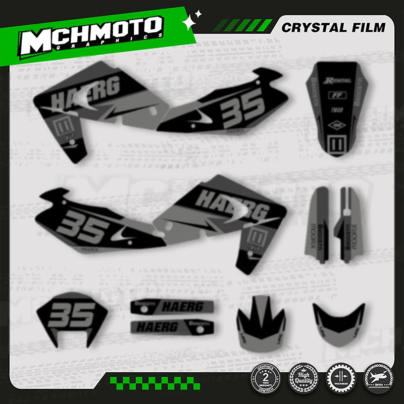 

MCHMFG мотоциклетная графическая наклейка MX для SM450 2002 2003 2004 TE 250 2001 2002 2003 2004 002