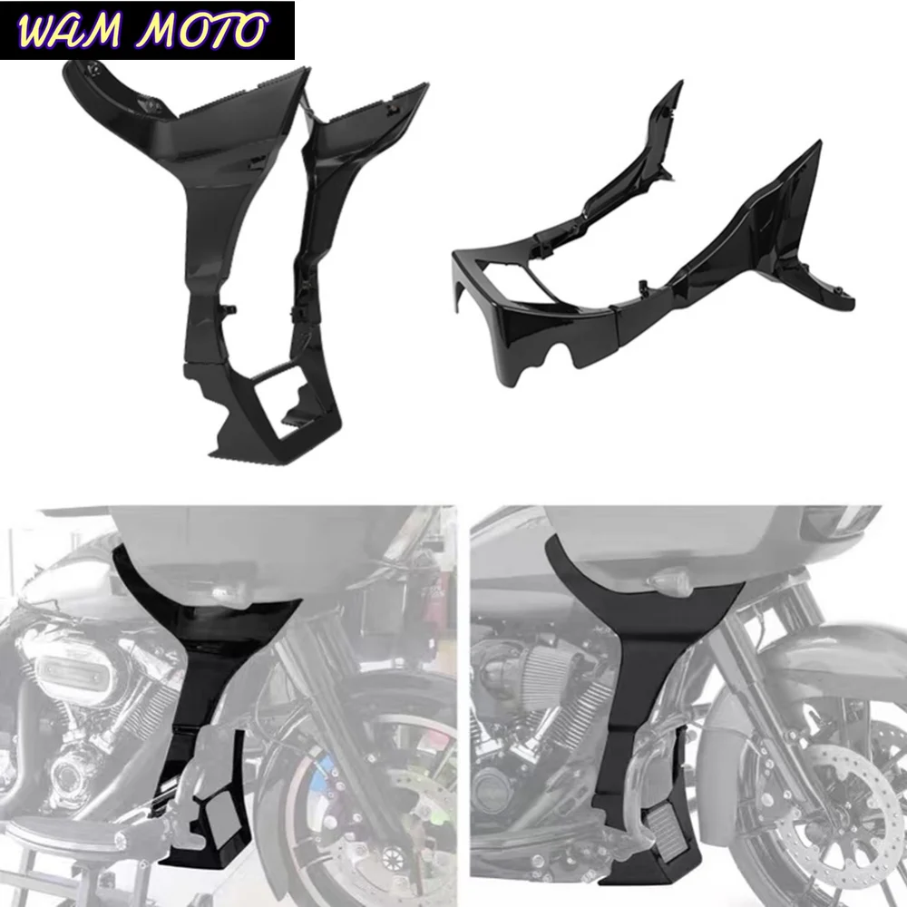 Motorcycle Fairing Spoilers Cover For Harley Touring CVO Road Glide Special Limited Ultra FLTRU FLTRK FLTRX FLTRXS 2017-2024