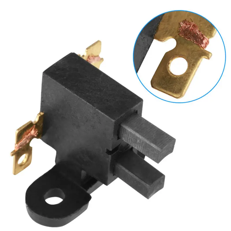 5 шт./компл. узел угольной щетки для аксессуаров для генераторов 2–3 кВт, мини-размер 168F, простота установки угольных щеток