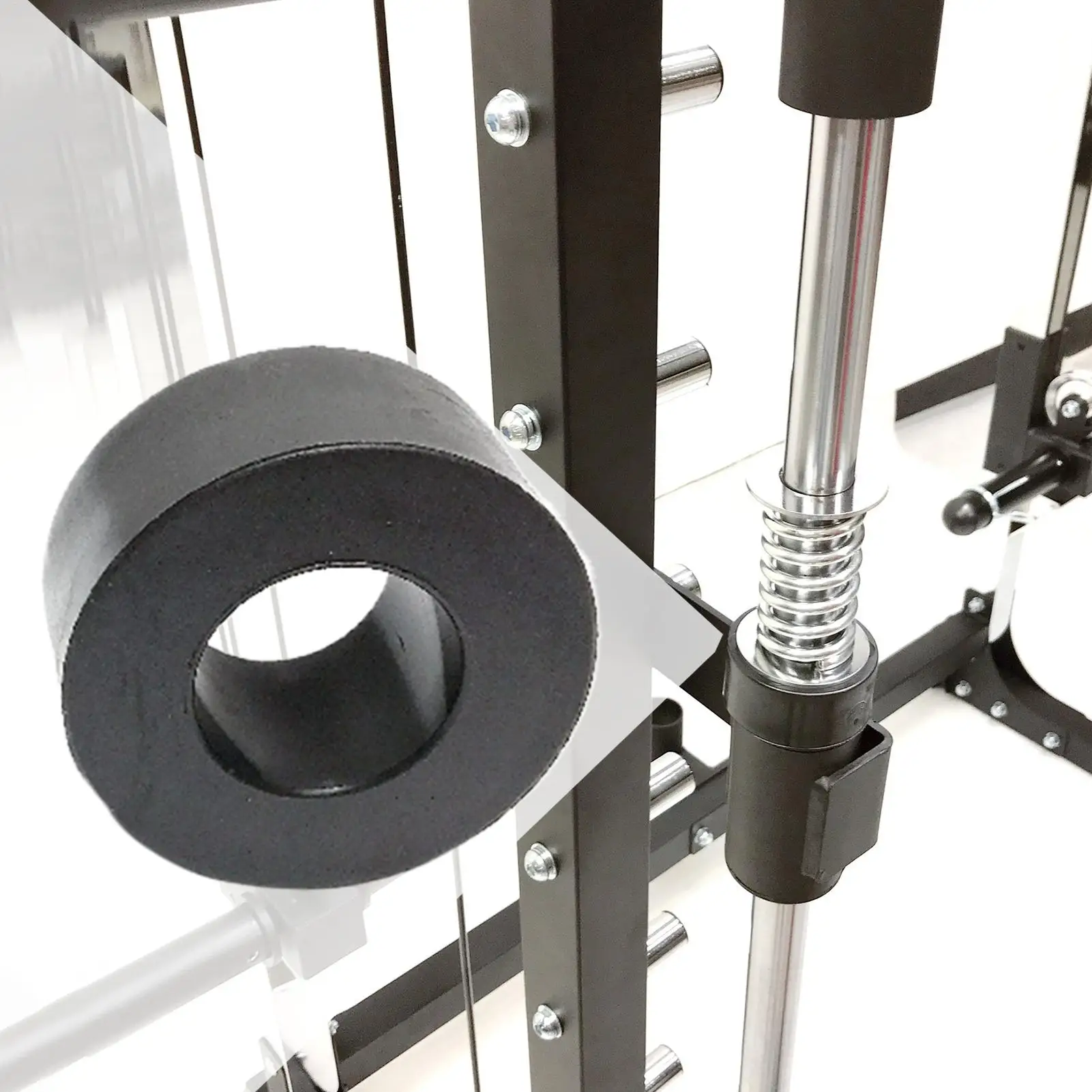 Weight Plate Spacers Barbell Guide Rods Shock-absorbing Rubber Washers Vibration Damping Pad Dumbbell Plate Accessories New