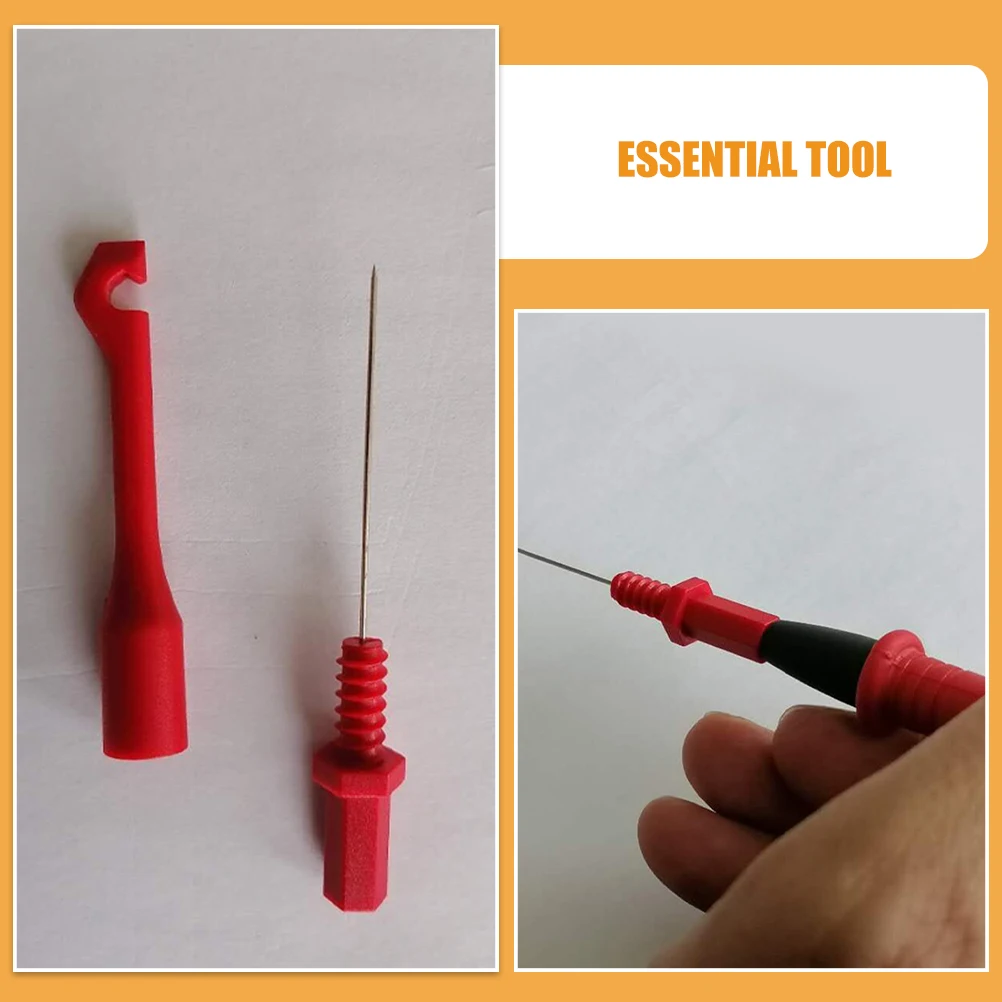 2Pcs Multimeter Piercing Probe Wire Tester Electrical Testing Tool for Car Circuits Back Probe Kit Insulation Safe