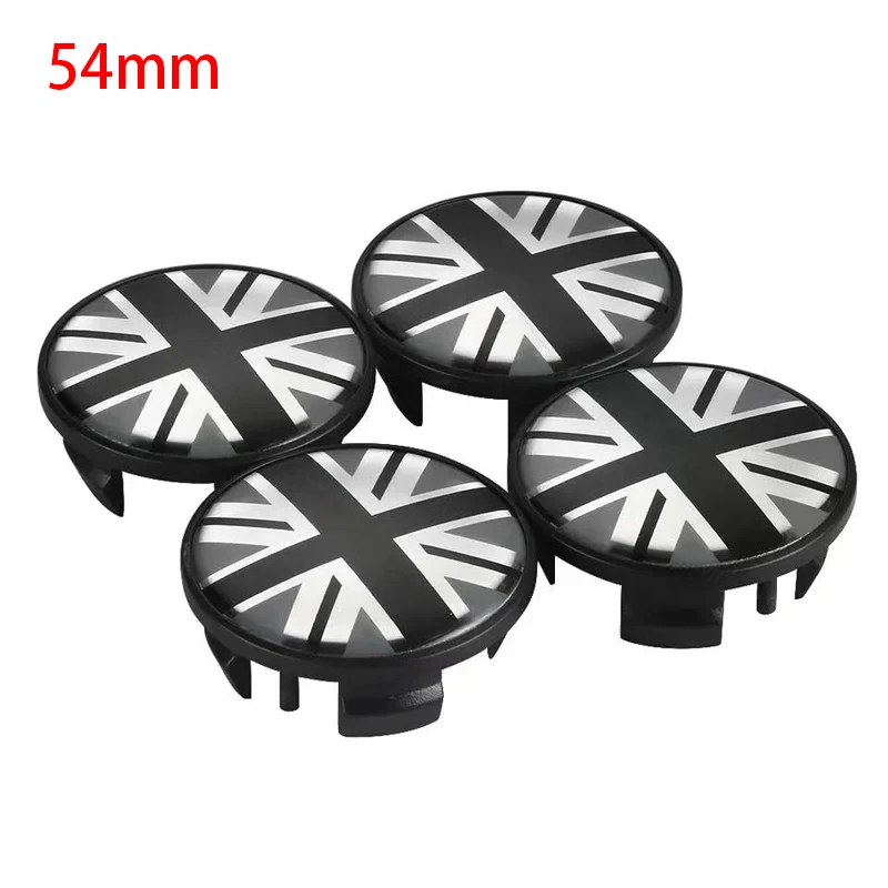 54mm/60mm 4Pcs Car Wheel Center Hub Cap Rim Cover For Mini Cooper Countryman Clubman F56 F55 R55 R56 R60 F60 Auto Accessories