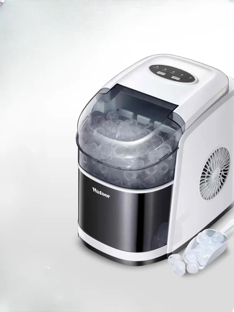 

Wotolai Ice Machine 15KG Household Small Dormitory Student Intelligent Mini Automatic Round Ice Cube Making Machine