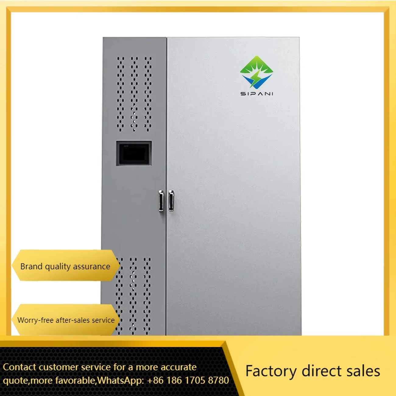 LiFePO4 Liquid Cooling 100kWh 215kWh 232.9kWh Industrial Commercial ESS Solar Energy Storage Battery System Container