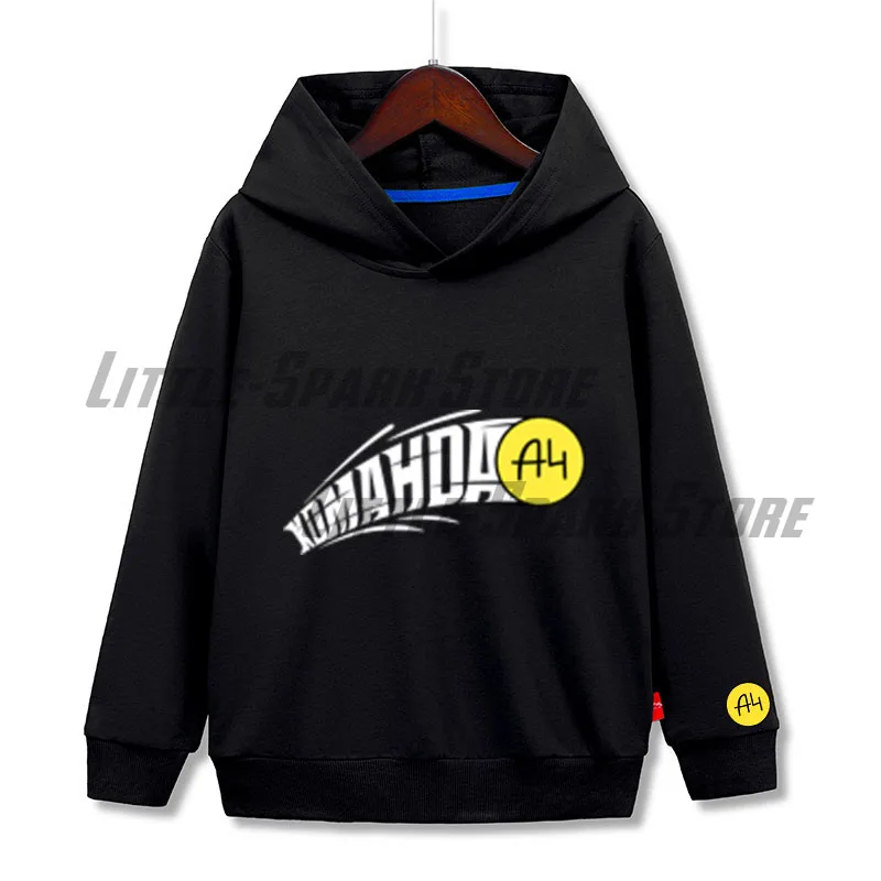 Merch A4 Cartoon Children Hoodies New Summer Boys Girls Hooded sweatshirts Влад a4 Бумага Print Kids Clothing Tops Tees