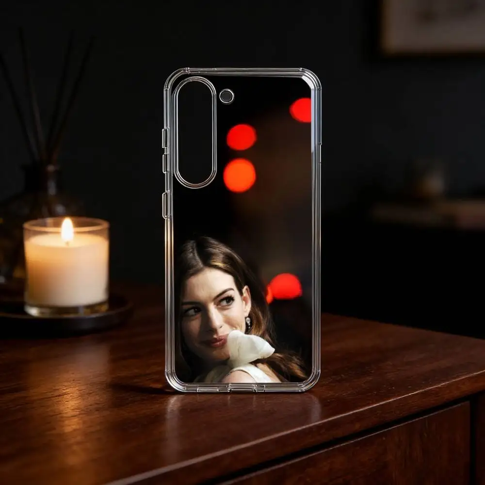 cool A-Anne H-Hathaway Phone Case For Samsung Galaxy A91,80,73,72 ,71,53,52,32 ,31,22,21s,20,Transparent Case