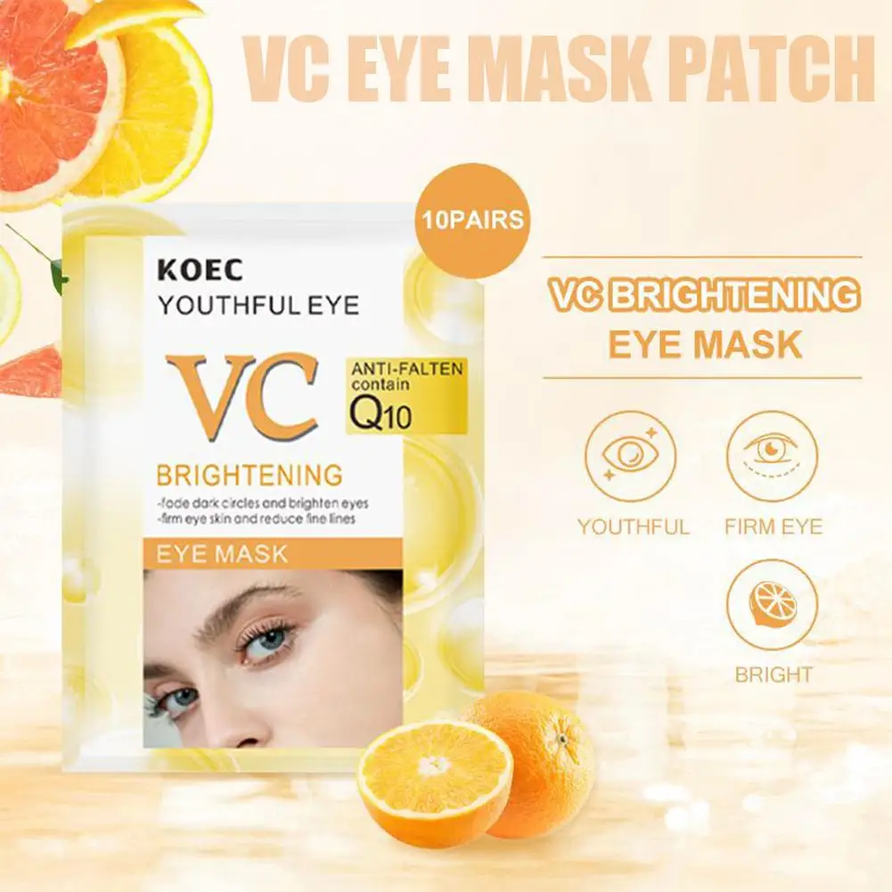 10 Paare Kollagen Augenklappen Augen taschen Entfernung Falten Pflege maske vc Augen Kreise Schlaf Retinol Gesichts flecken Haut pads dunkel c6v0