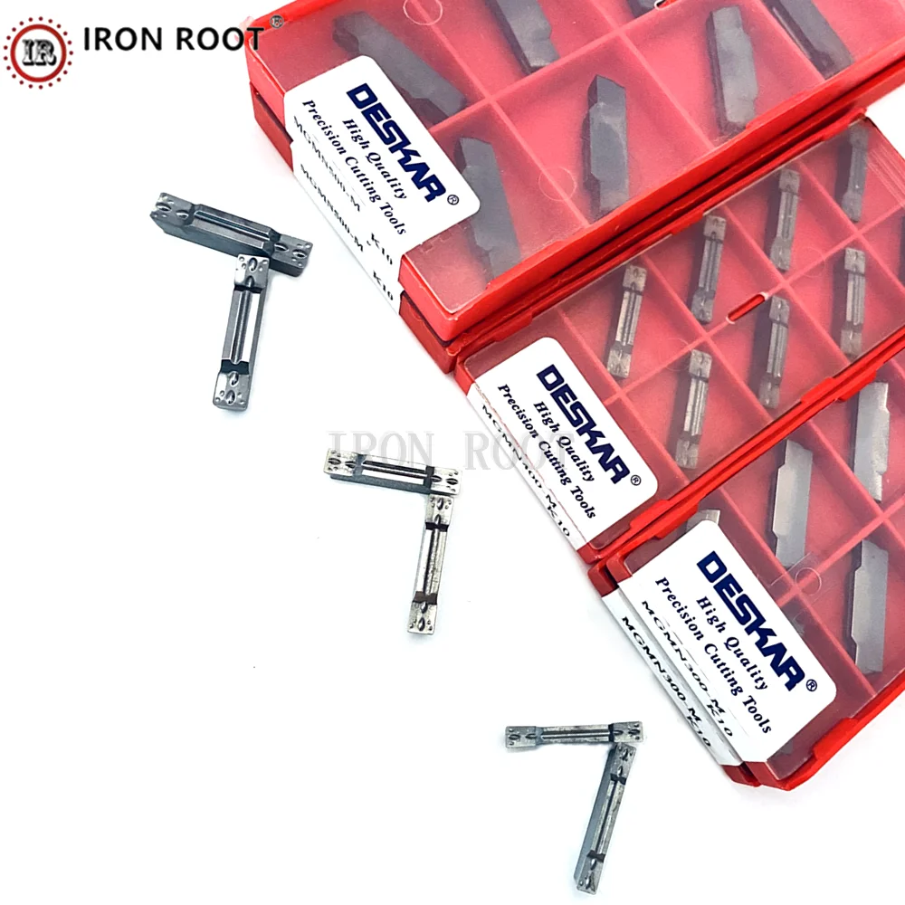 DESKAR MGMN200-M,MGMN300-M ,MGMN400-M CNC Lathe Tool  Grooving Carbide Insert For Aluminum For MGEHR/L