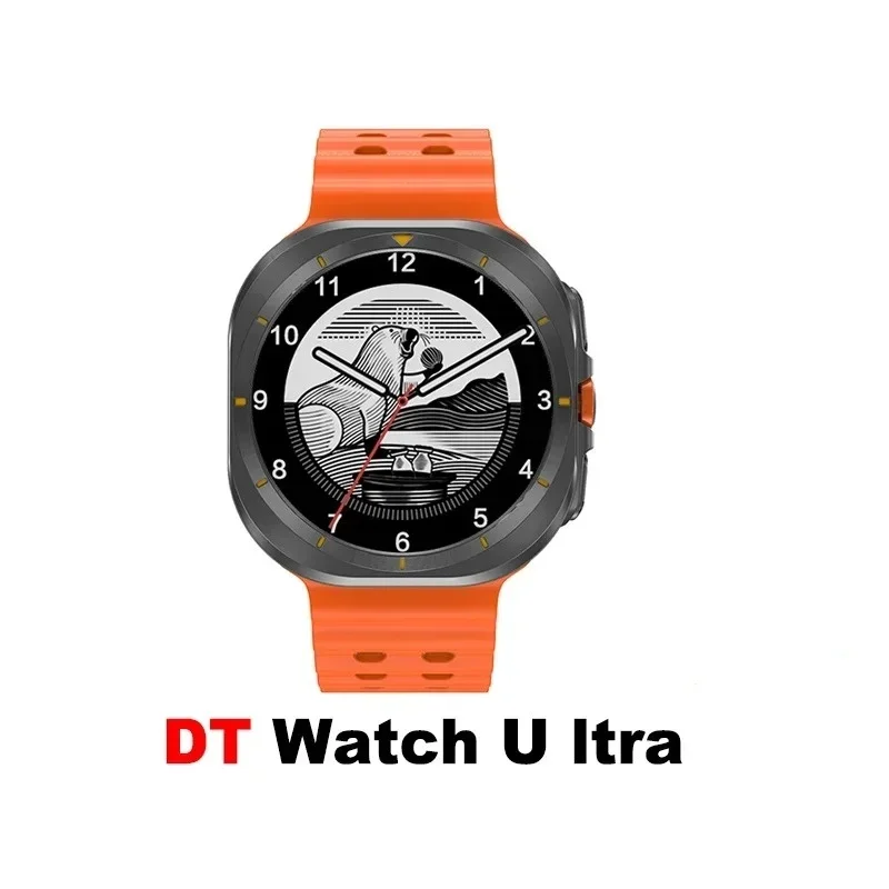 2024 DT Watch Ultra SmartWatch 47mm 32Gb الذاكرة الموسيقى المحلية بلوتوث دعوة ثلاثية الأبعاد القائمة بلوتوث الرياضة ساعة ذكية للرجال والنساء