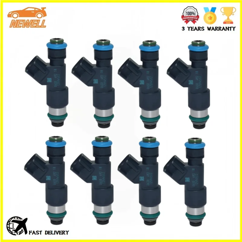 

8pcs 12594512 Fuel injector For GMC Yukon Sierra Savana Chevrolet Tahoe Avalanche Silverado Suburban 1500 07-09 5.3L V8 217-2436
