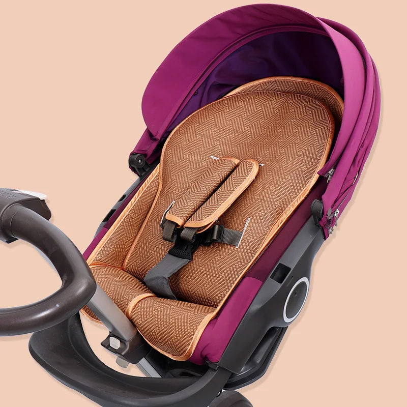 وسادة صيفية من الحرير الجليدي للأطفال طراز Stokke scoot Xploryv4 trail z cruiser si v5/v6 Douxbe douxbe mat v5v6