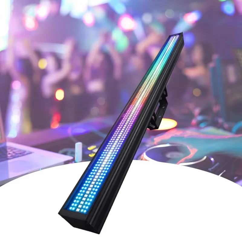 

Wholesale 720 Light Emitting Diode RGBW Strip 48 + 24 Band Strobe Strip Light with DMX Control for Indoor DJ Bar Wall Washer