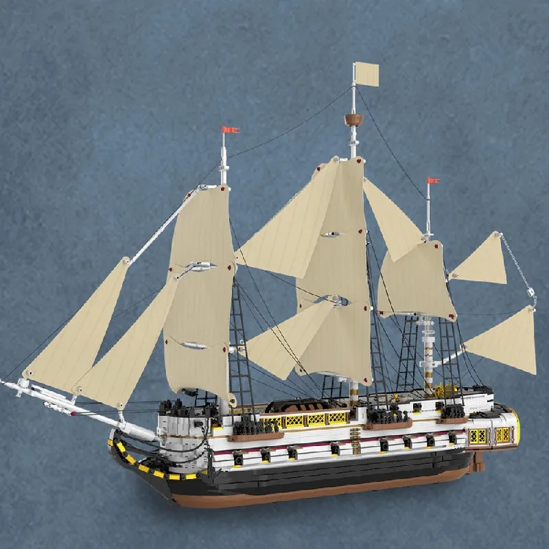 Endeavour Sailing Ship Pirate Ship Building Blocks Sets Gift  Model Ships Kits to Build Blocks for Adults and Teens  ( 3555 PCS)