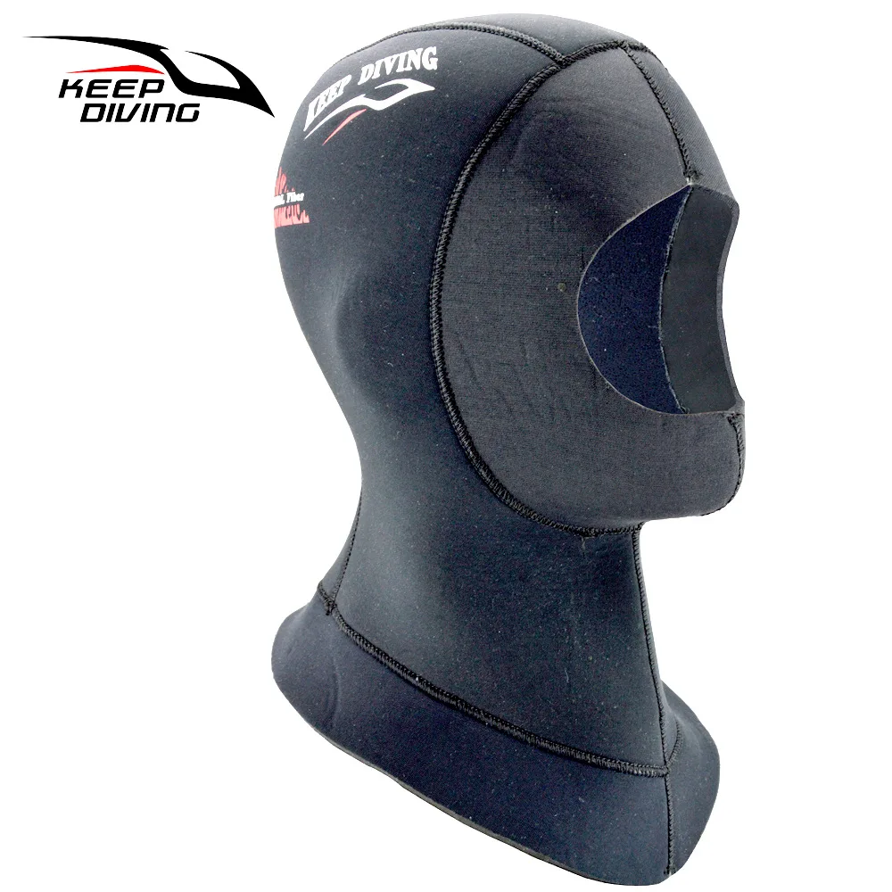 

High-End 5MM Neoprene Diving Cap Super Elastic Brushed Padded Warm Insulation Cold Hair Harness Scuba Dh-324