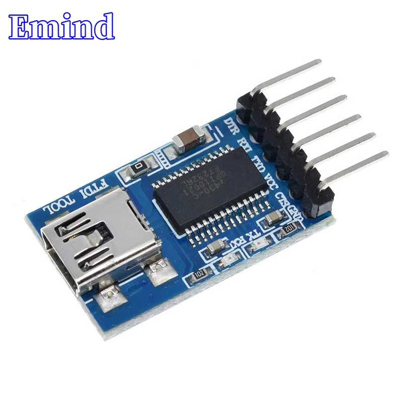 

2/5/10/20/50Pcs USB To TTL Support 3.3V 5V Dual Power Supply Single Chip Solution FT232RL MWC Debugger