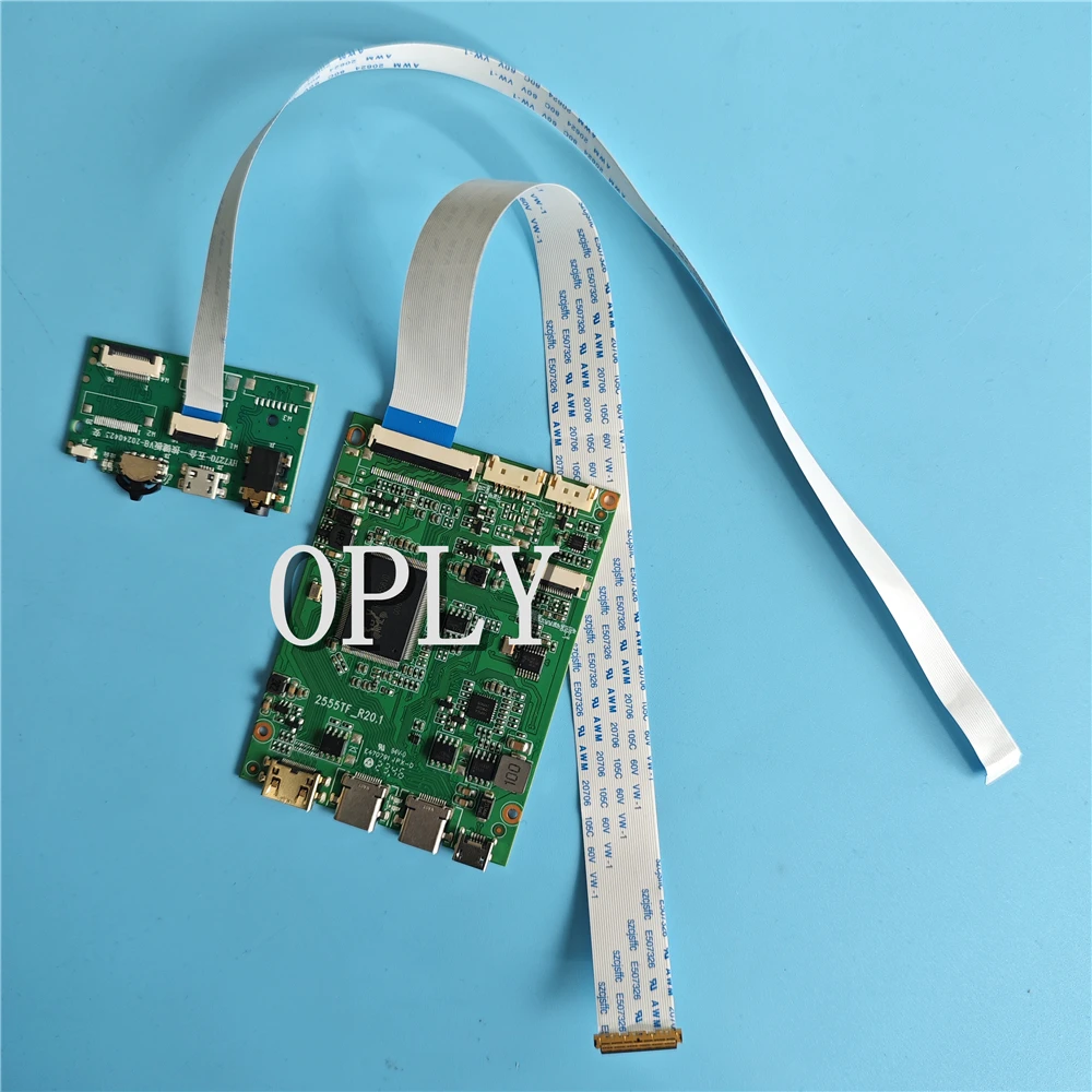 Controllor board 2 TYPE C Mini HDMI-compatible for LP156WFC-SPC2 LP156WFC 15.6