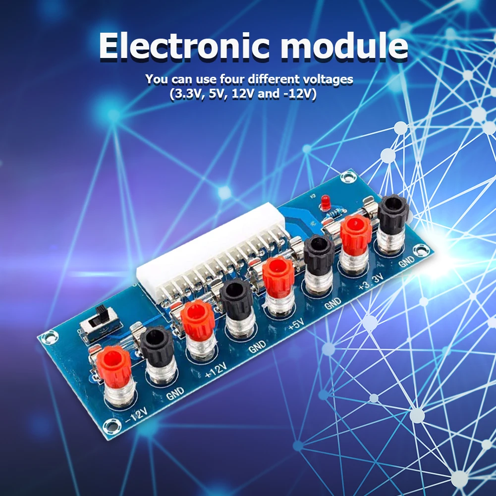 XH-M229 Desktop PC Chassis Power ATX Adapter Board 24Pin Output Power Supply Output Terminal Module Computer Connector Socket