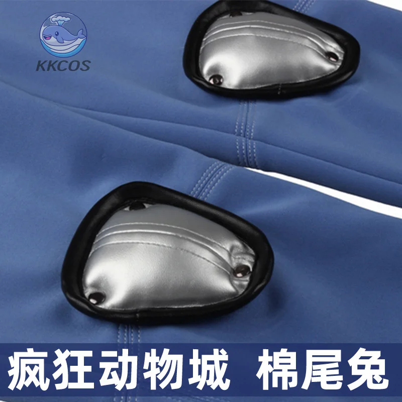 أنيمي Zootopiaa جودي الأرنب زي تأثيري هالوين ملابس للحفلات تمويه الكرتون حديقة الحيوان الملابس السراويل سترة للنساء KKCos #6