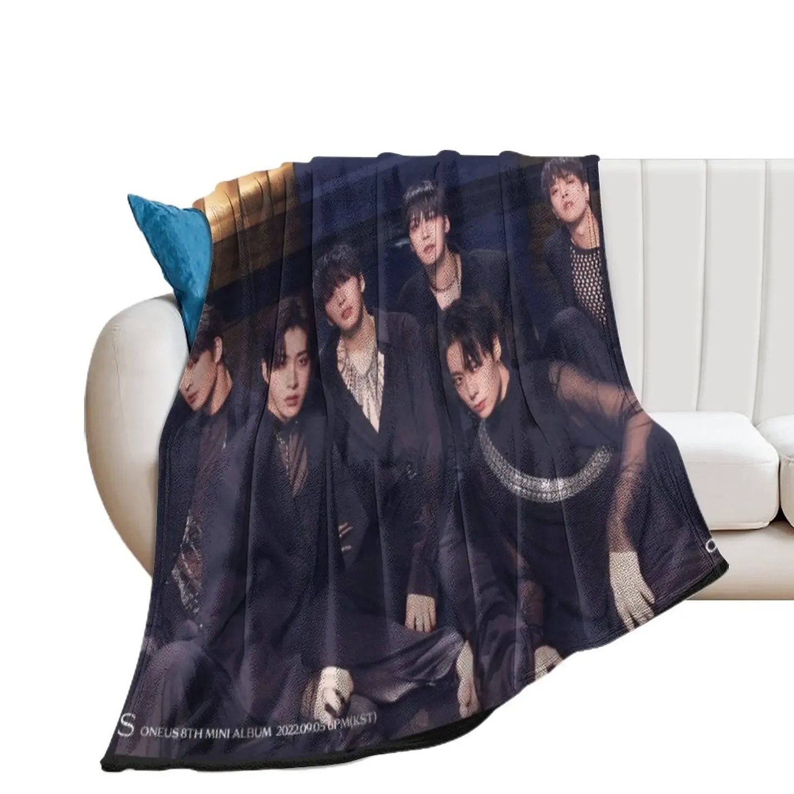 

Oneus malus same scent kpop boy band group korean Ravn, Seoho, Leedo, Keonhee, Hwanwoong, Xion Throw Blanket