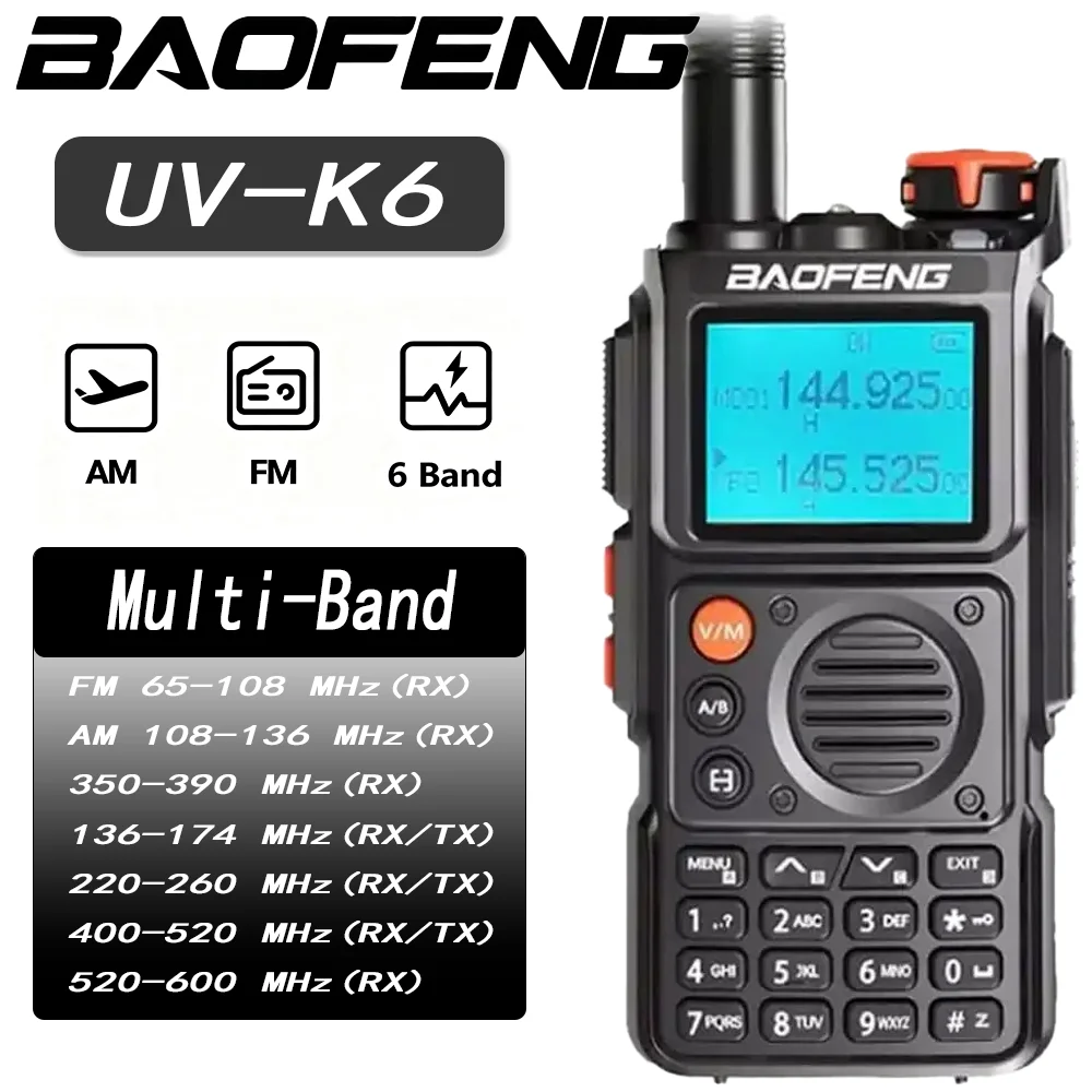 Baofeng K6 Walkie T… - image