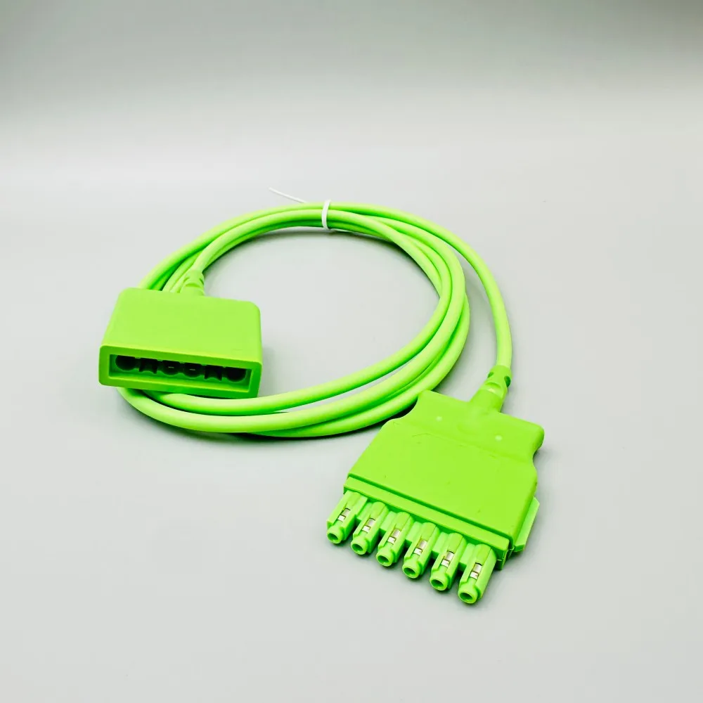 Drager MP05115 MS16256 ECG 6-lead Extension Cbl 2m