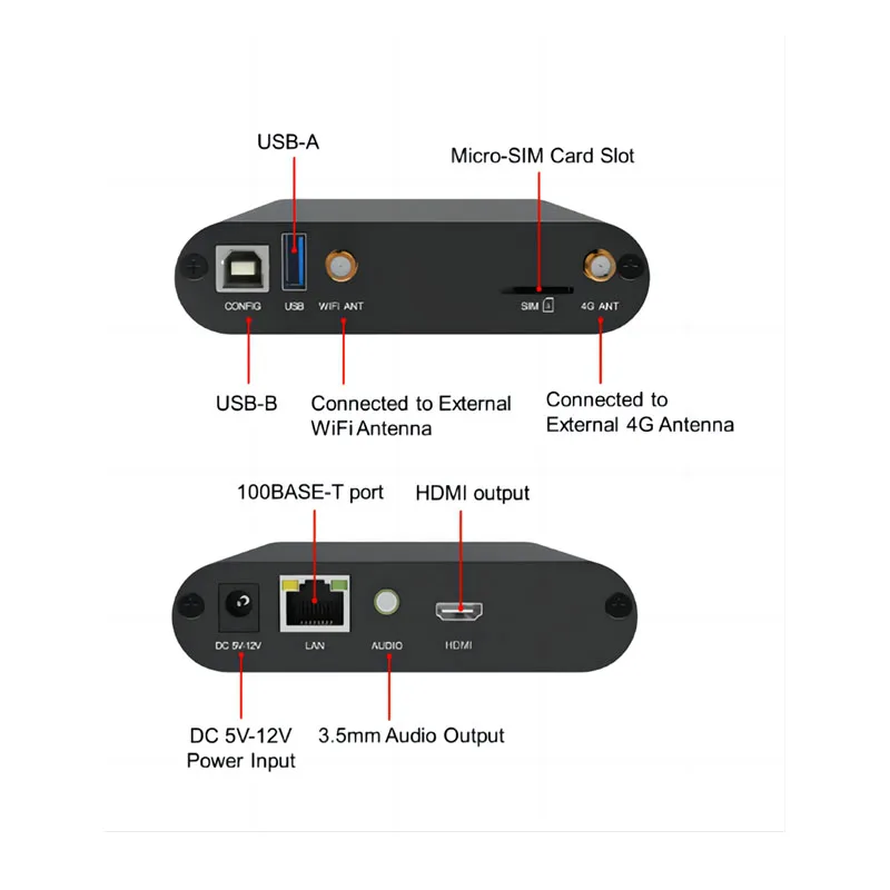 Colorlight A2K asynchronous play box, full color display play box, wireless wifi network port control，HDMI output 1920x1200@60Hz