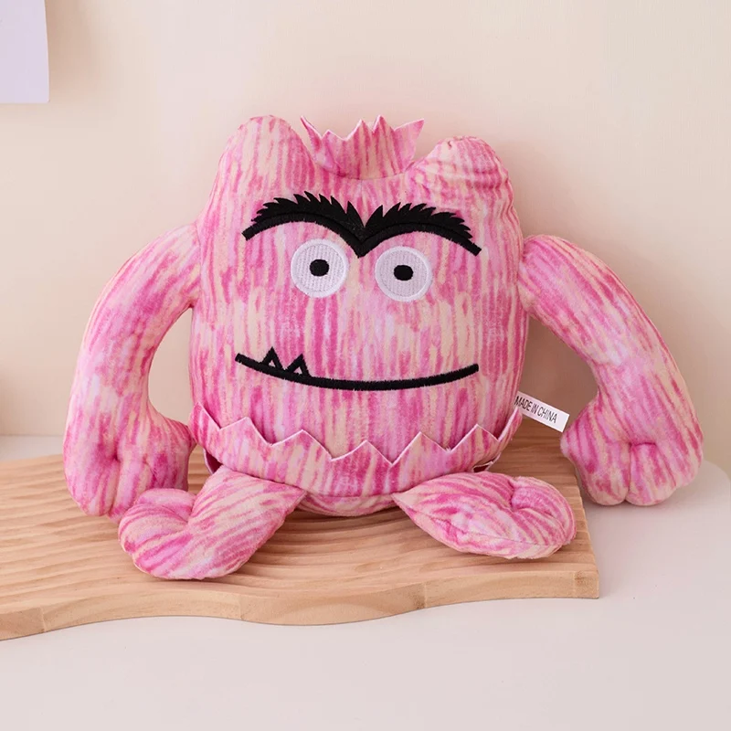 15/25Cm 7 Stuks Kawaii Kleurrijke Monster Pluche Pop Met Uitdrukking Monster Plushie Knuffel Voor Jongens En Meisjes Verjaardagscadeaus