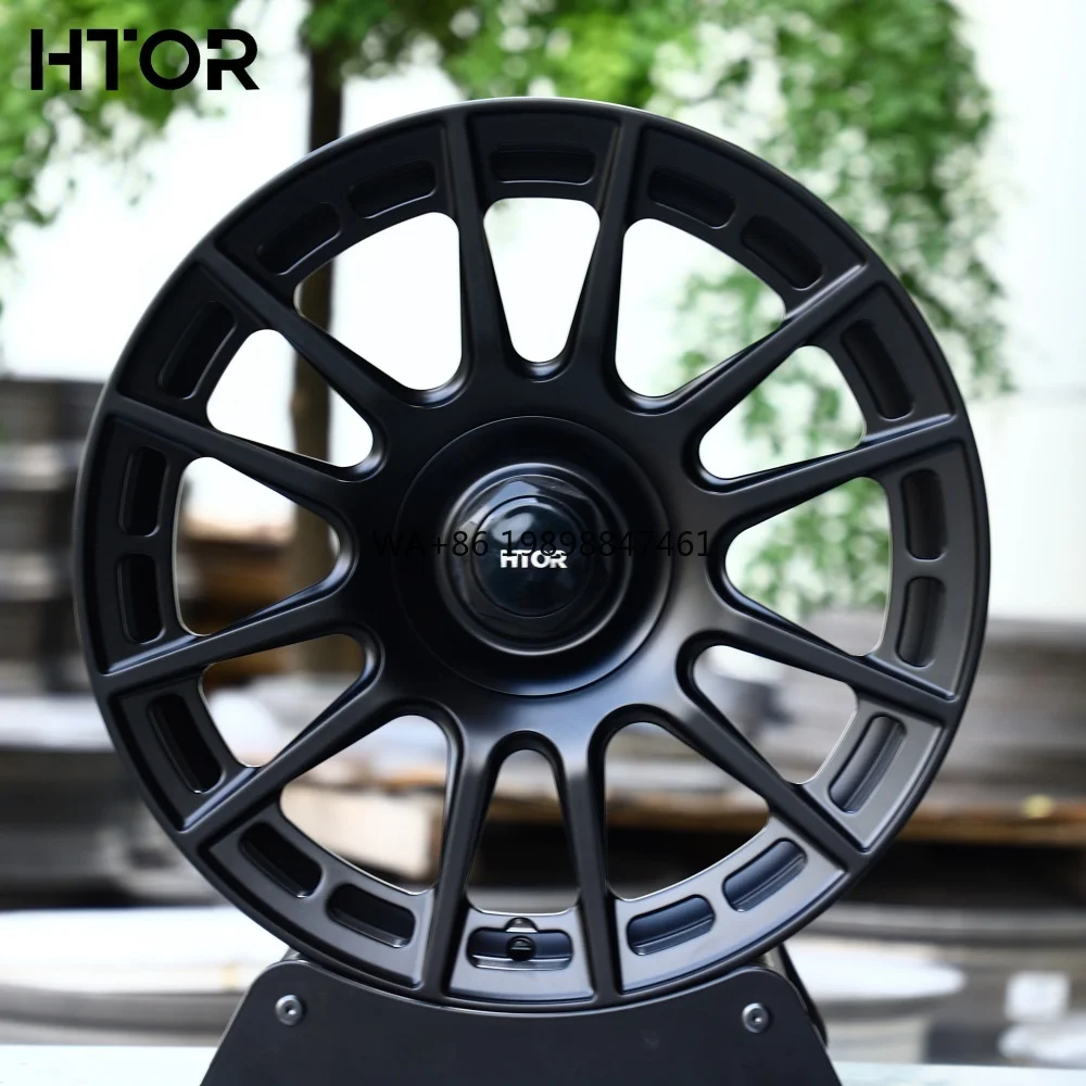 

17 18 19 20 21 22 23 24 Inch 4x100 4x114.3 5x100 5x112 5x114.3 5x120 Forged Aluminum Alloy Wheels Matte Black Racing Car Wheels