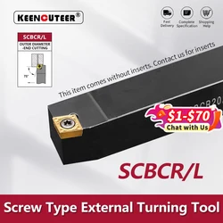 SCBCR1212 SCBCR1616 SCBCR2020 SCBCR2525 SCBCL1616 Externe Draaigereedschap Scbcr Scbcl Cutter Bar Cnc Draaibank Bar Draaien Houder