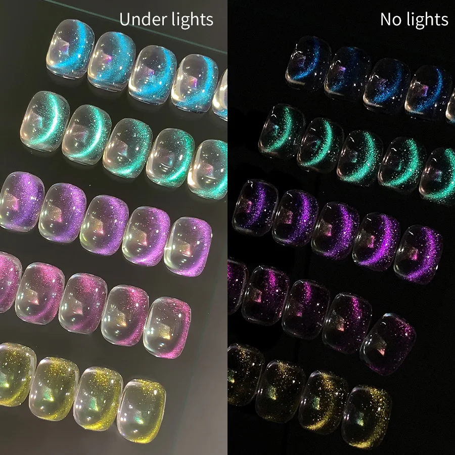 

Kaniu Dreamy Blue Tears Cat Eye Gel Polish 12ml Ultra Magnetic Flow HEMA-Free UV LED Soak Off Gel for Nail Salon & DIY