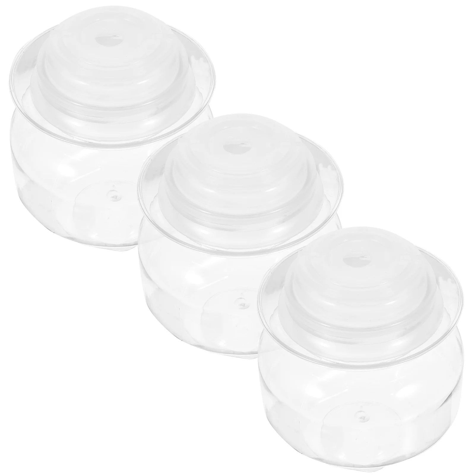 3Pcs Juice Bottles Milk Tea Bottle Wide Mouth Plastic Drink Container Portable Beverage Bottle for Party Outdoor Use