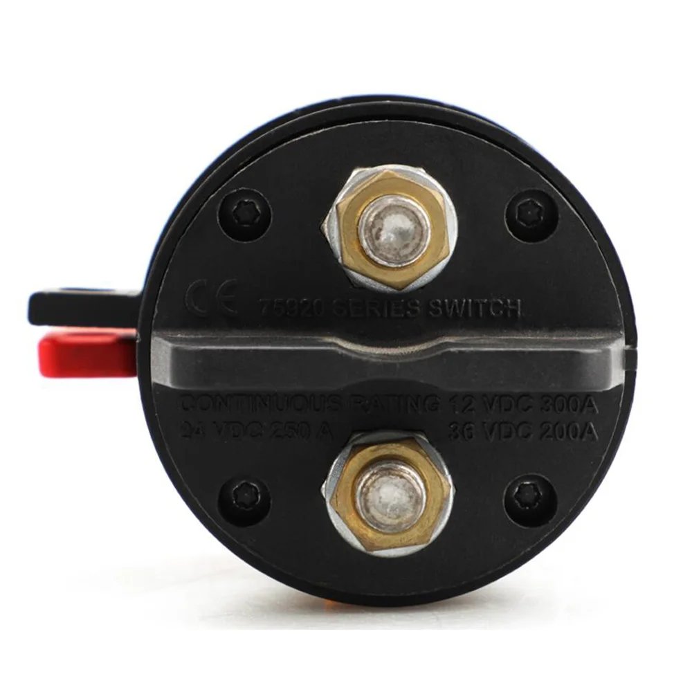300A 12v On/Off Marine Boat Battery Switch Isolator Disconnect Rotary Lockable
