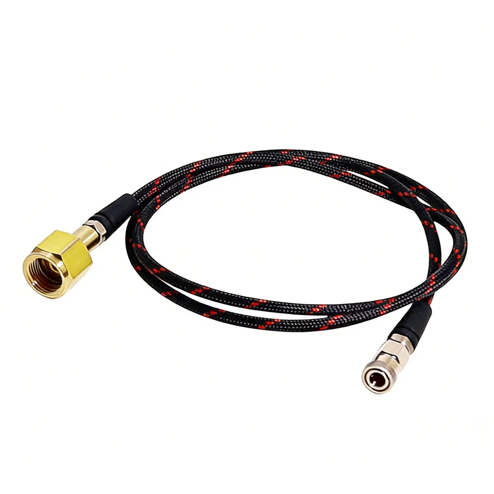 Stainless Steel for m10 Male to Female Reducer with Gold Plated Brass Fitting for Gas Hose Connection 24 36 60 Inch