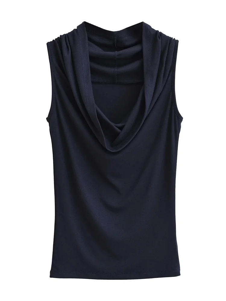 

Spicy Girl Pure Desire Svel Vest Women Summer Outdoor Design Double Wear One oulder T-irt ort Top INS Street Sle