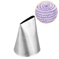 Boquillas para glaseado de pétalos de rosa Extra grandes 127D, herramienta de pastelería para decoración de pasteles con flores rusas, boquilla para glaseado