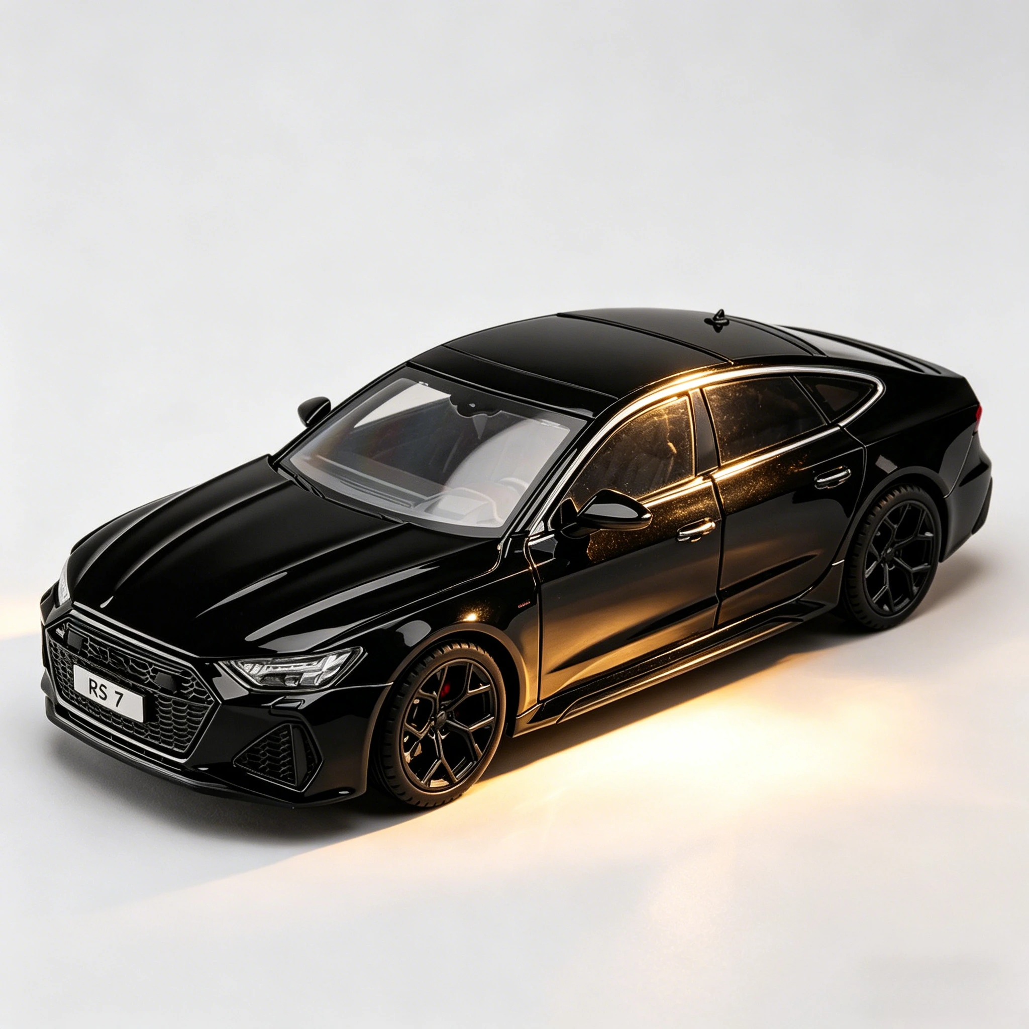 

1:24 RS7 Miniature Car Model Toys Alloy Diecast with Pull Back Toy Vehicles for Kids Birthday Gifts