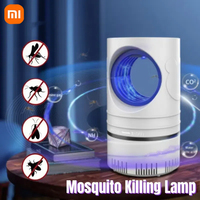 Xiaomi New Electric Mosquito Insect Killing Lamp LED Light Trap Control Lamp Pes Fly Bug Killer Lamp with USB Power Supply Adapt