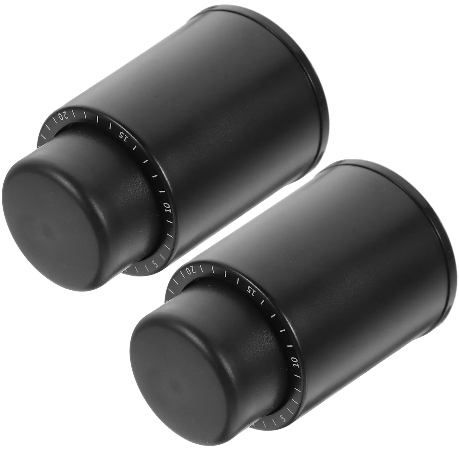 

2Pcs Vacuum Creative Bottle Stopper Stoppers Airtight Seal Reusable Plastic Bottle Corks For Preservation