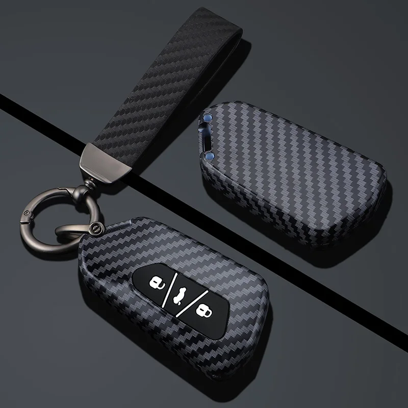 

Carbon Fiber Car Key Case Cover For VW Volkswagen Golf 8 MK8 Cupra Skoda Octavia A8 SEAT Leon MK4 Kodiaq Seat Ateca Accessories