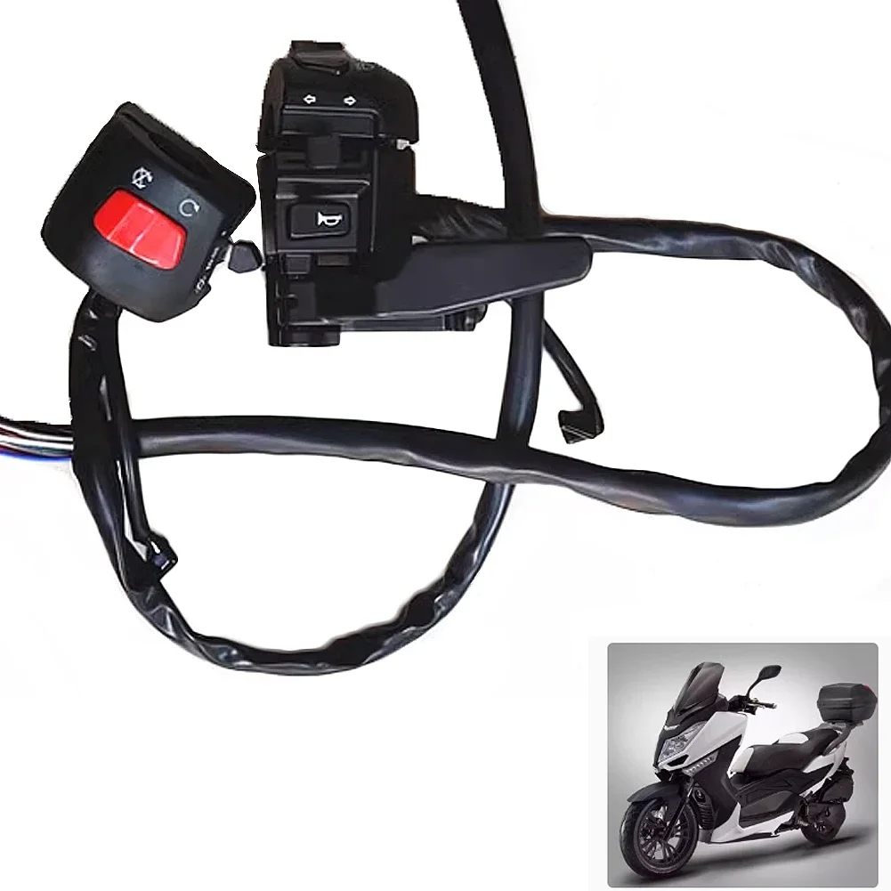 

Left Right Headlight Switch Assy Handle Switch Trumpet Start Switch For Wottan Storm 125