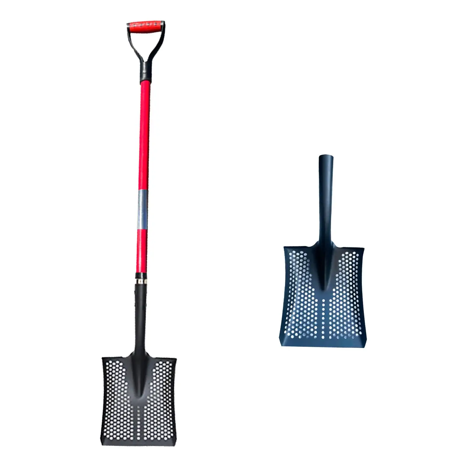 Sifting Shovel Head Portable Leaking Soil Shovel Sand Sifter Head Sewer Cleaning Tool for Sewer Drainage Rocks Backyard Camping