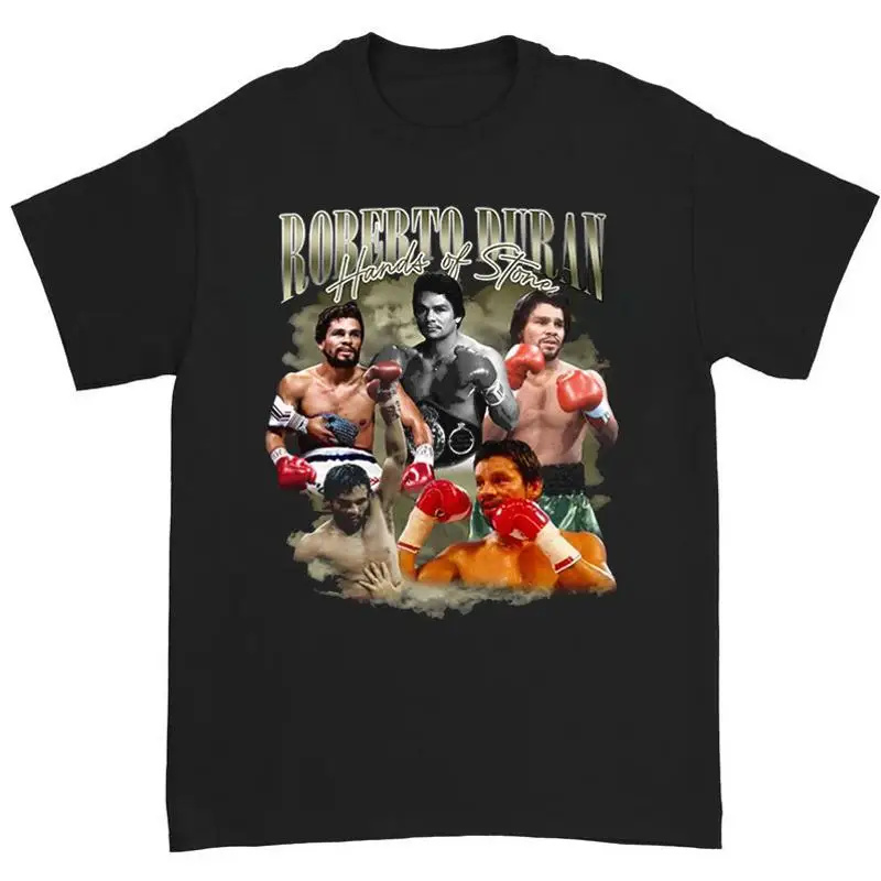 Roberto Duran para ventilador camiseta negra S 2345Xl 8D392