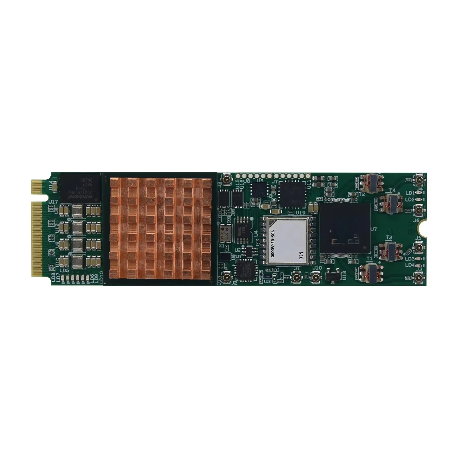 HamGeek M2SDR Software Defined Radio M.2 XC7A200 Module GPSDO 40M Clock Output
