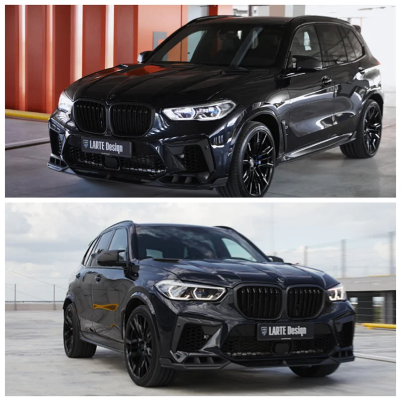 For BMW F95 X5M 2019-2022 High Quality Carbon Fiber Bumper Front Lip Rear Diffuser Side Skirt Spoiler Body Kit Cover