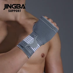 JINGBA SUPPORT 1PCS Hand Wrist Support Compression Strap for Fitness Boxing HandWraps Support Bandage Weightlifting