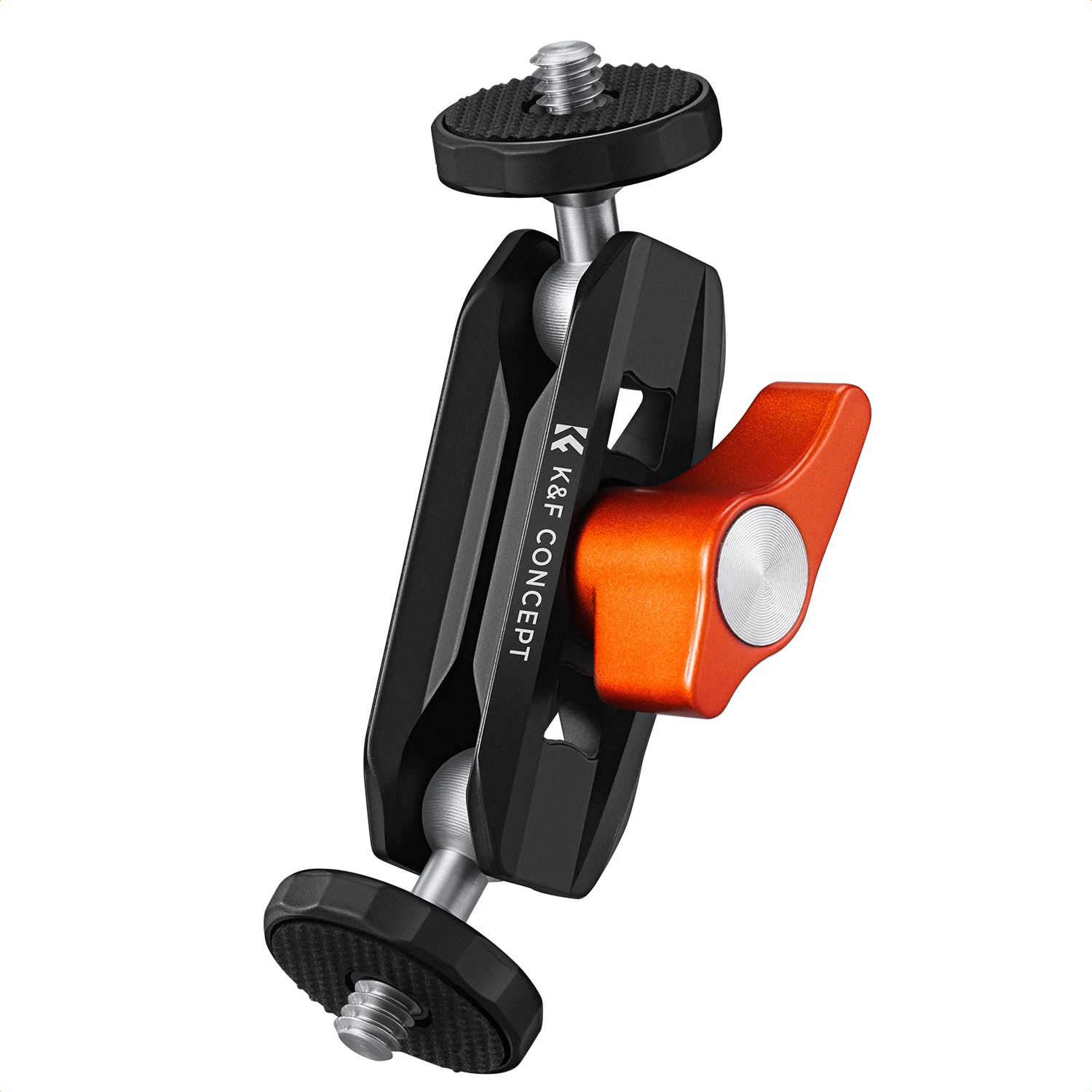 

K&F CONCEPT Dual Ball Heads Magic Arm Articulating Mini Magic Arm with 1/4"-20 Screw Mount Arm for Camera 360° Swivel Ball Head
