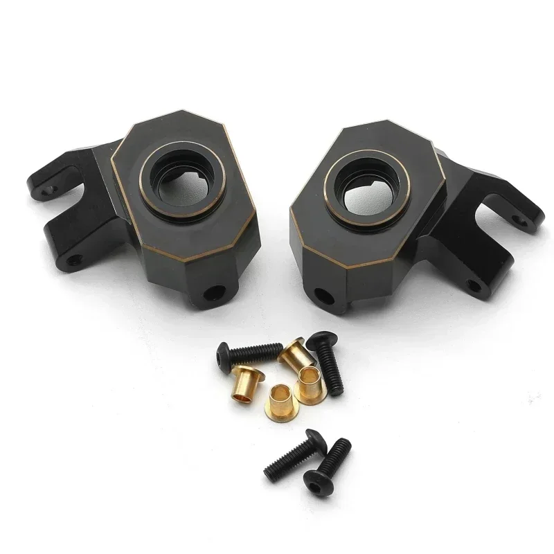 

Black Coating Brass Front Steering Cup Steering Knuckle for Axial SCX10 PRO 1/10 RC Crawler Car Upgrade Parts Accessories