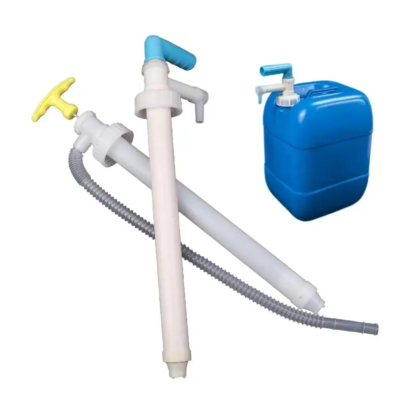 Hot 1Pc Oil Well Press Pump Manual Liquid Transfer Pump Head Pipe Pumping Hand Fuel Pumps For Oil Drum Backflow Prevention Tools