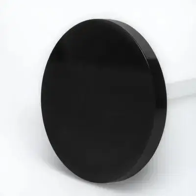 

Obsidian Mirror Round Black Polished Surface Scrying Mirror Divination Modern Decorative Ornament for Home Office Bar